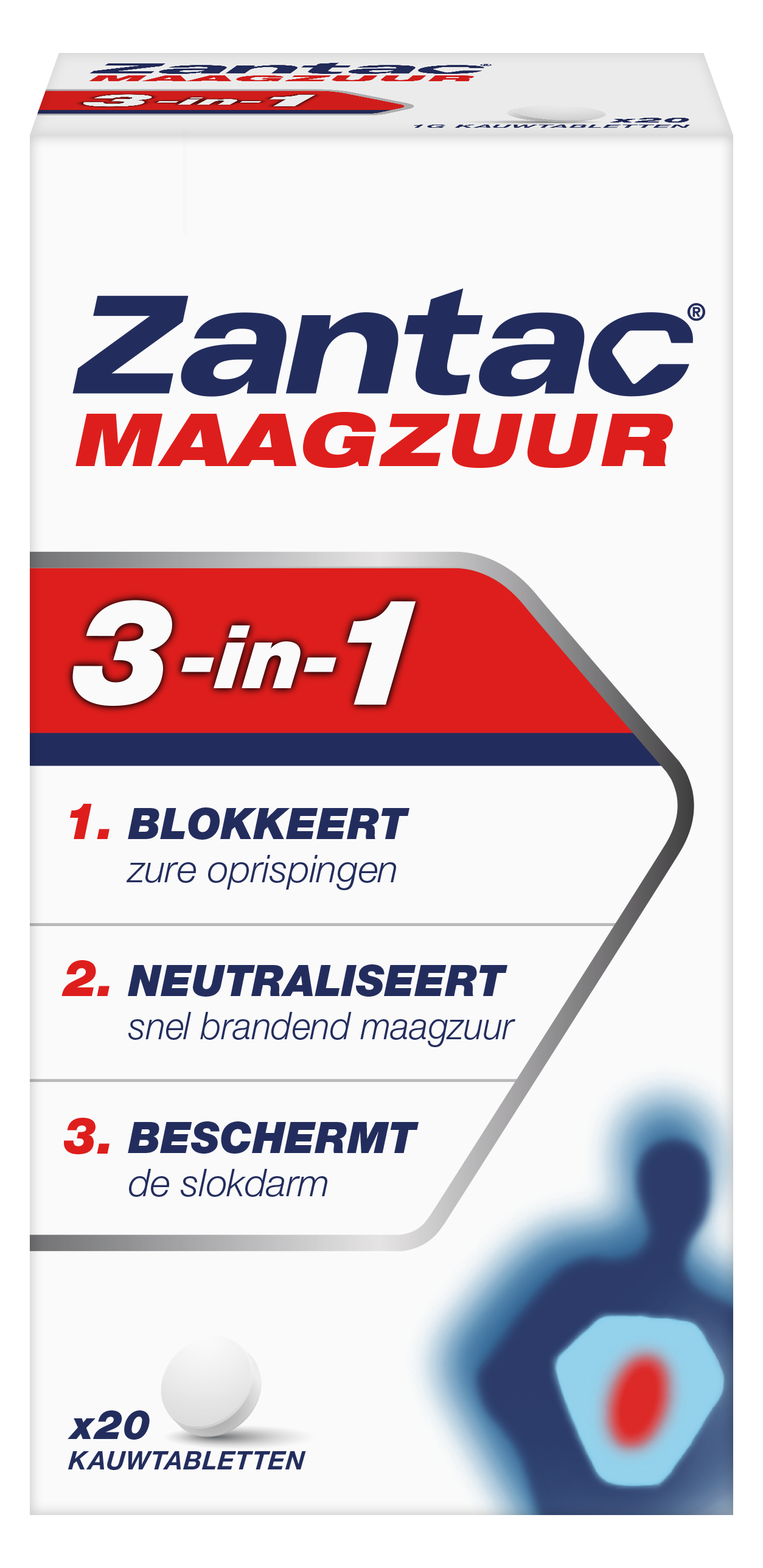 Zantac<sup>®</sup> Maagzuur 3-in-1