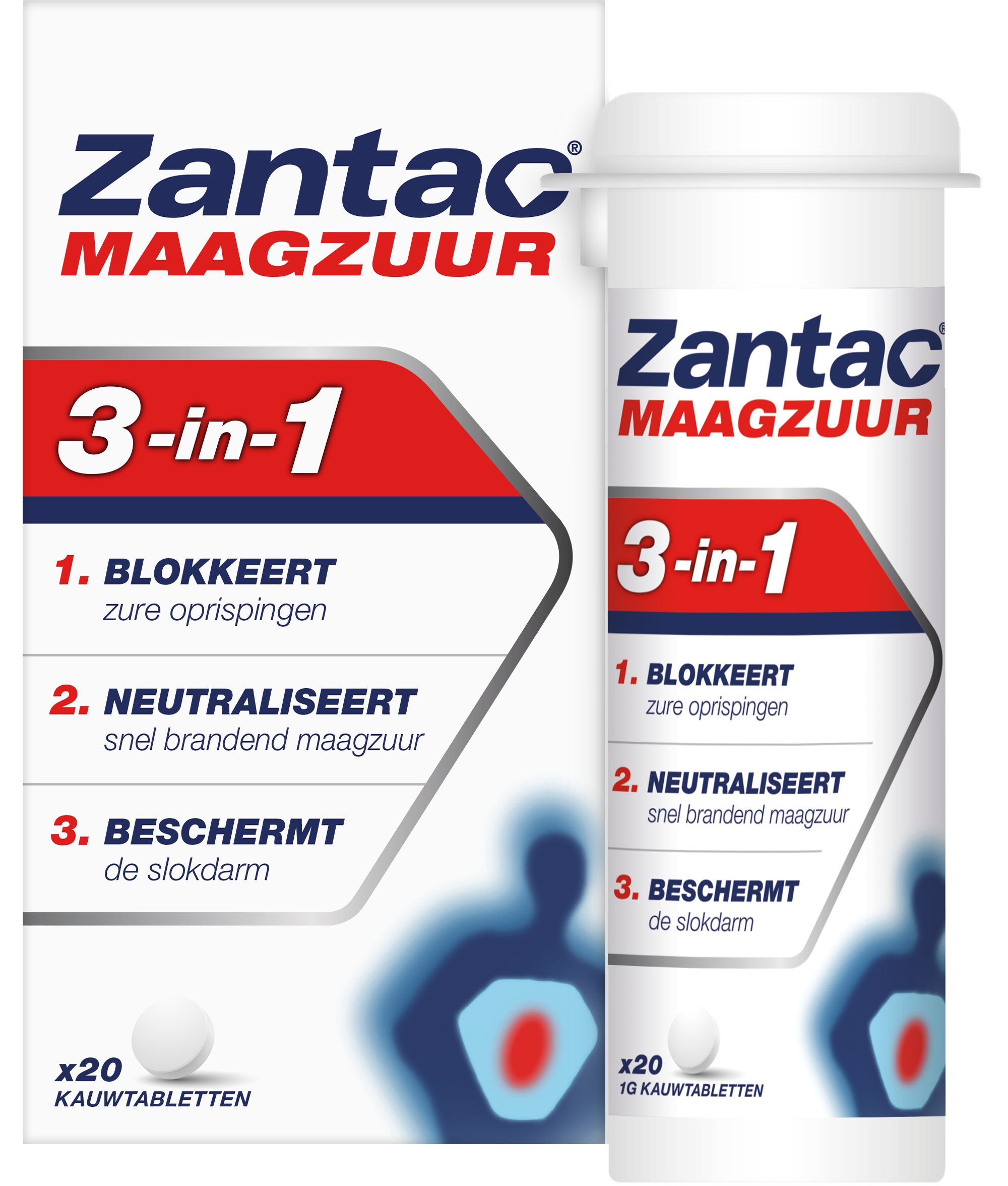 Zantac<sup>®</sup> Maagzuur 3-in-1